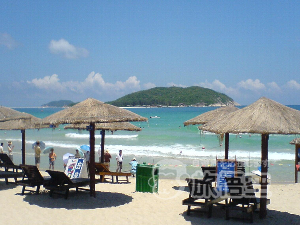 三亜湾ビーチ 海南島